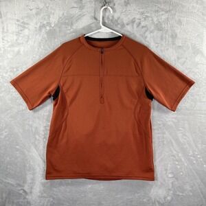 Zoic Cycling Jersey mens Medium 1/2 Zip Pockets Biking Shirt Short Sleeve Active